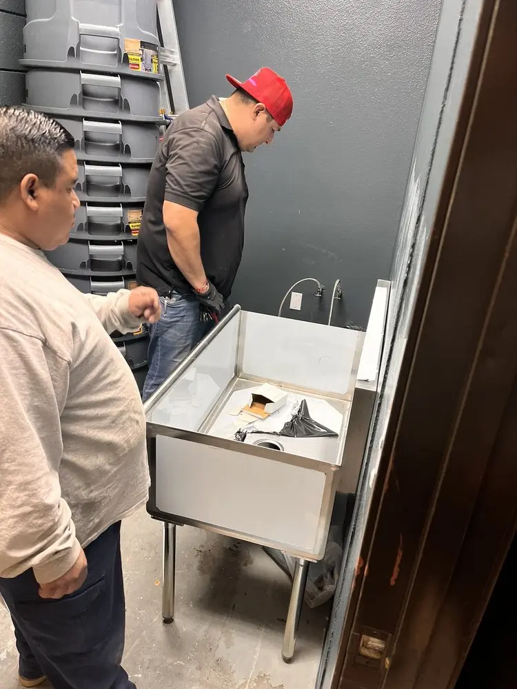 Commercial plumbing and sink installation in Rancho Carlsbad